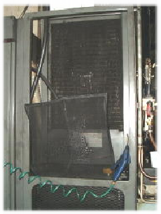 Radiator fins blocked pic